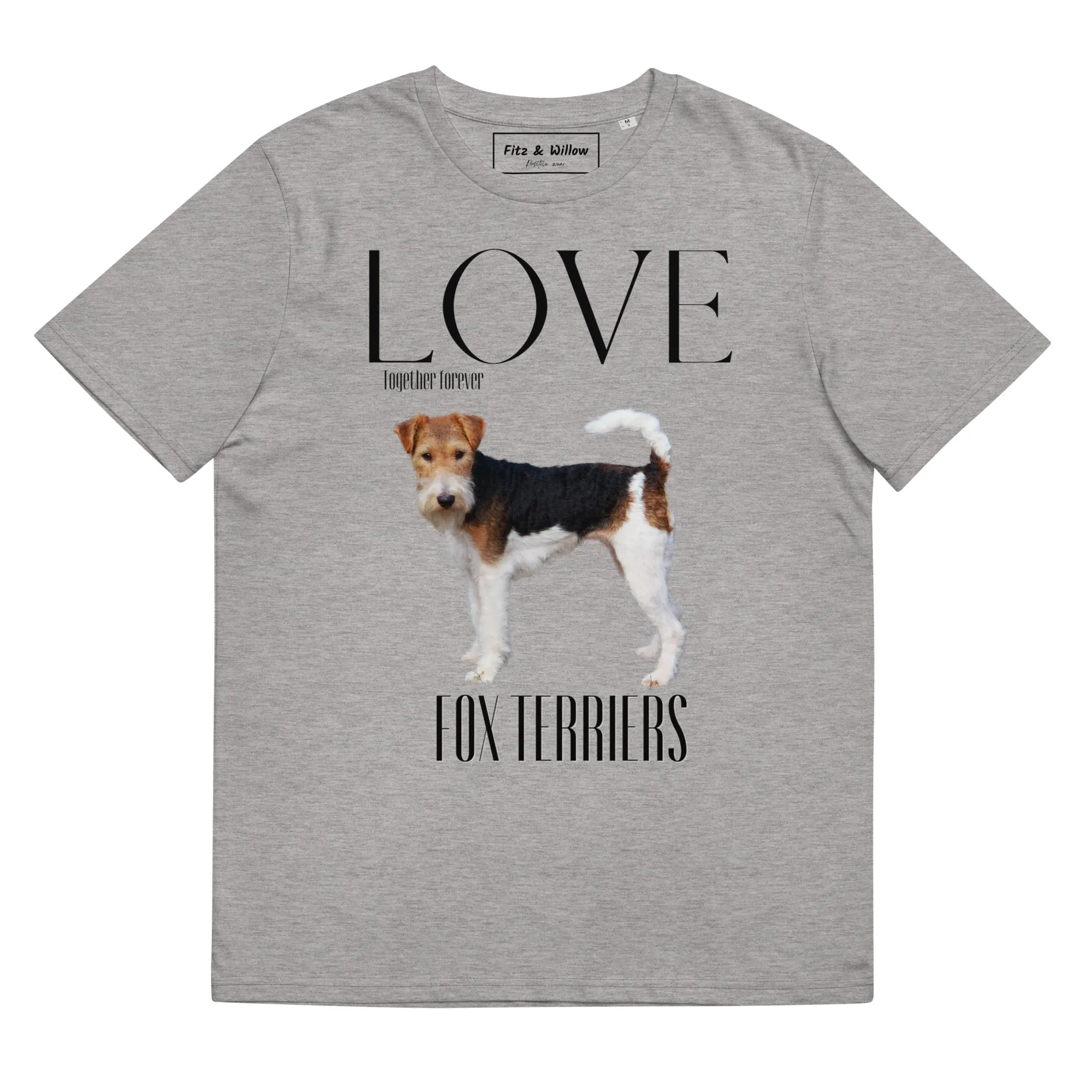 Fox Terrier lovers organic t-shirt