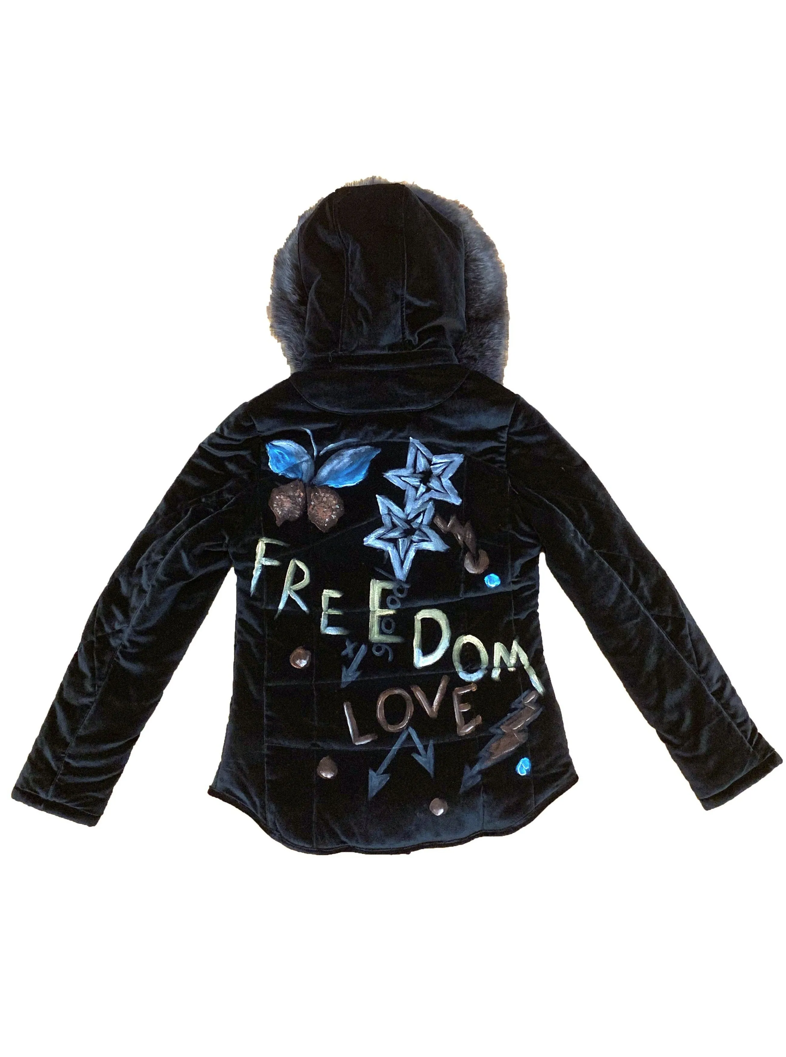 Freedom Velvet Parka w/ Fur Hood