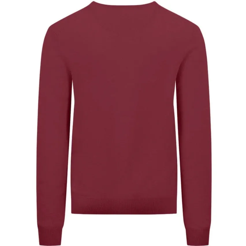 Fynch Hatton - Crew Neck Jumper, Ruby Red