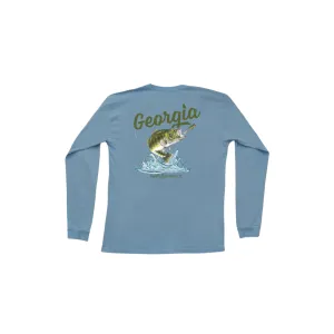 Georgia Bass Long Sleeve Pocket Tee