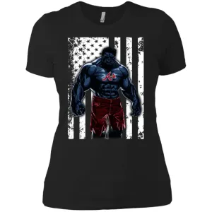 Giants Hulk Atlanta Braves Nfl T-shirt Women Cotton T-Shirt