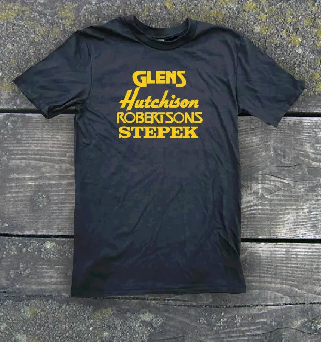 Glens Hutchison Robertsons & Stepek T-Shirt | Gallus Tees