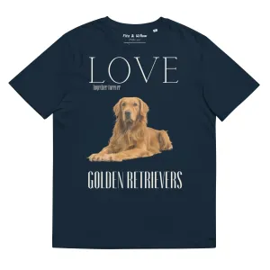 Golden Retriever lovers organic t-shirt