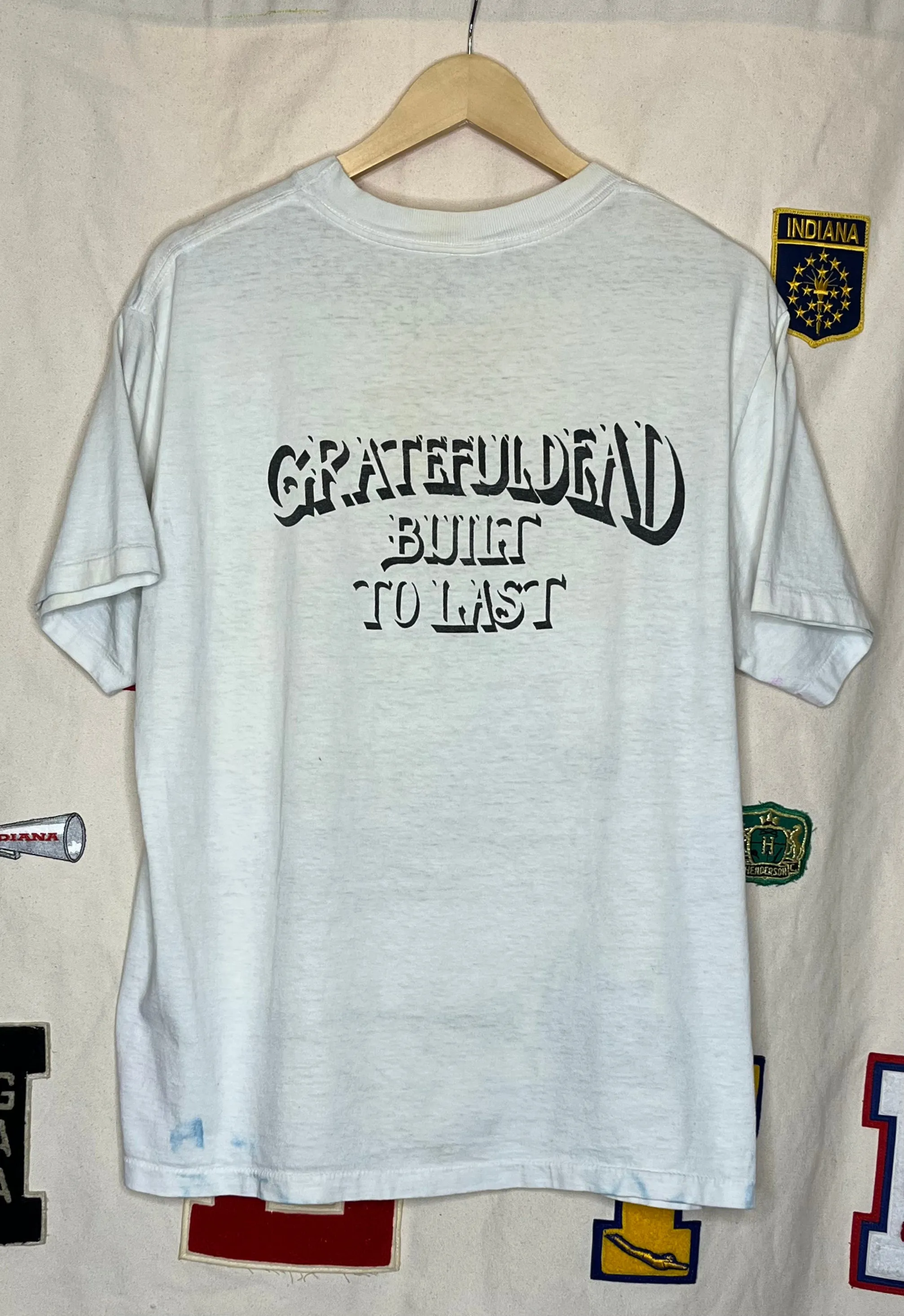 Grateful Dead Playing Card Skeleton T-Shirt: L