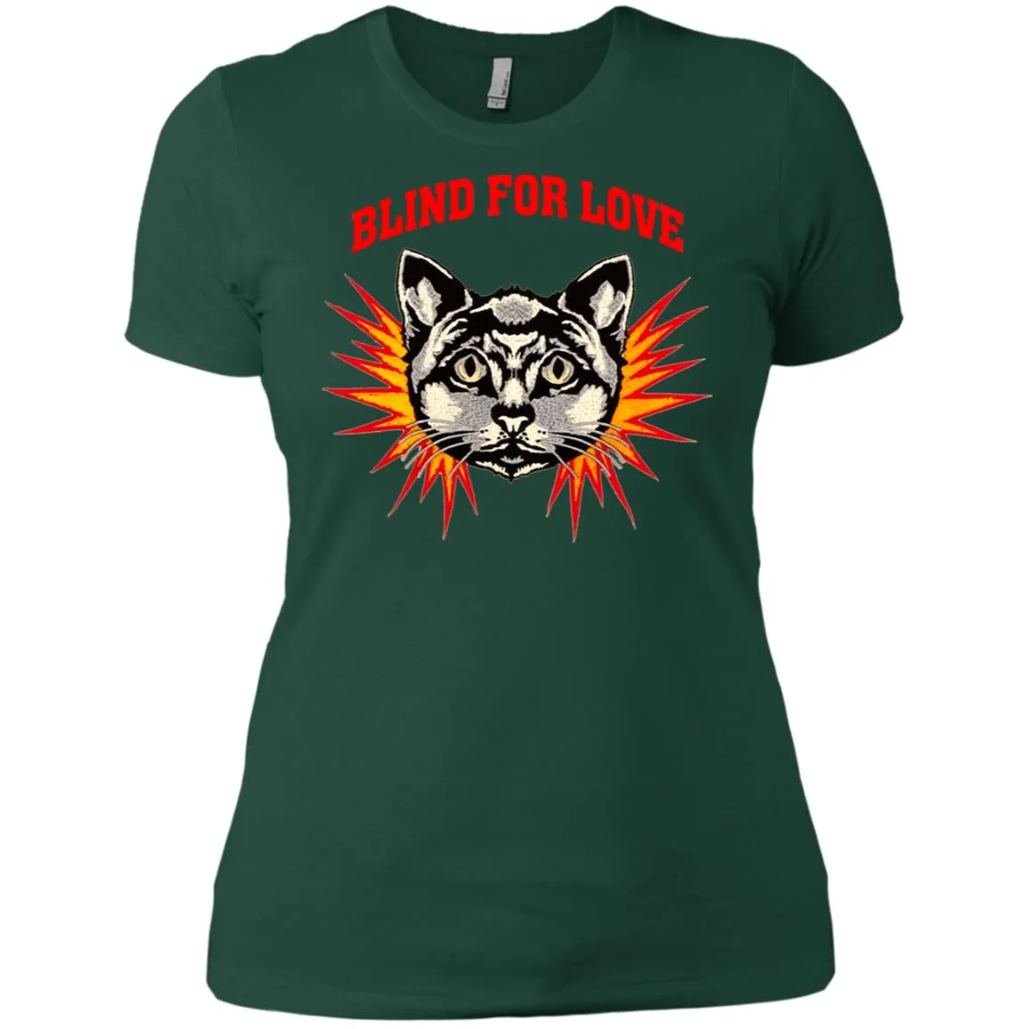 Gucci 2018 Cat Blind For You T-shirt Women Cotton T-Shirt