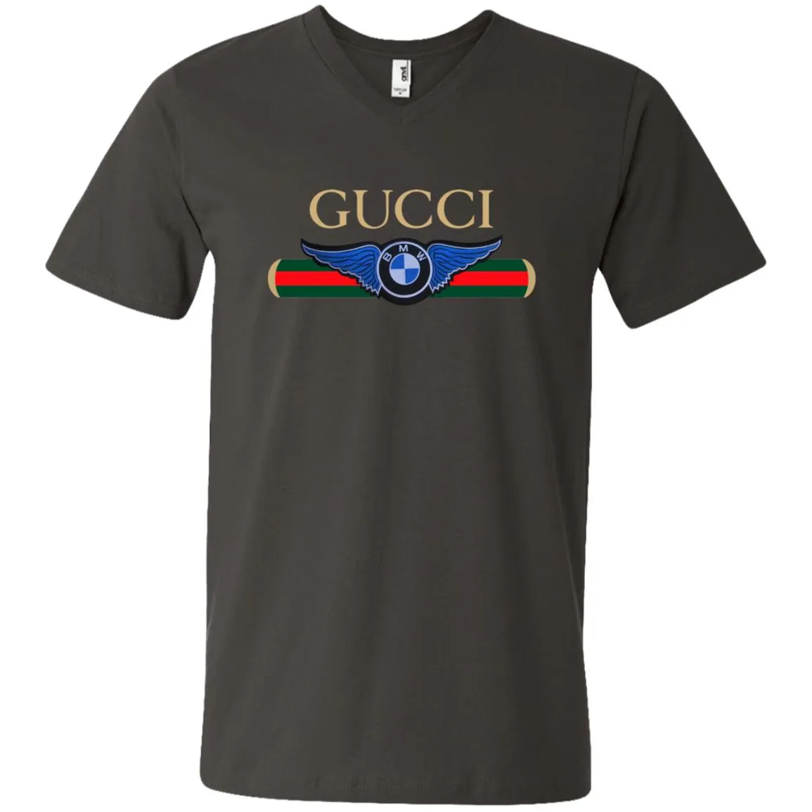 Gucci Bmw T-shirt Men V-Neck T-Shirt