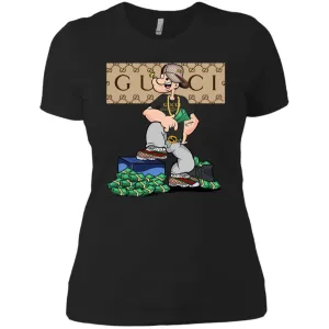 Gucci Cartoon T-shirt Women Cotton T-Shirt