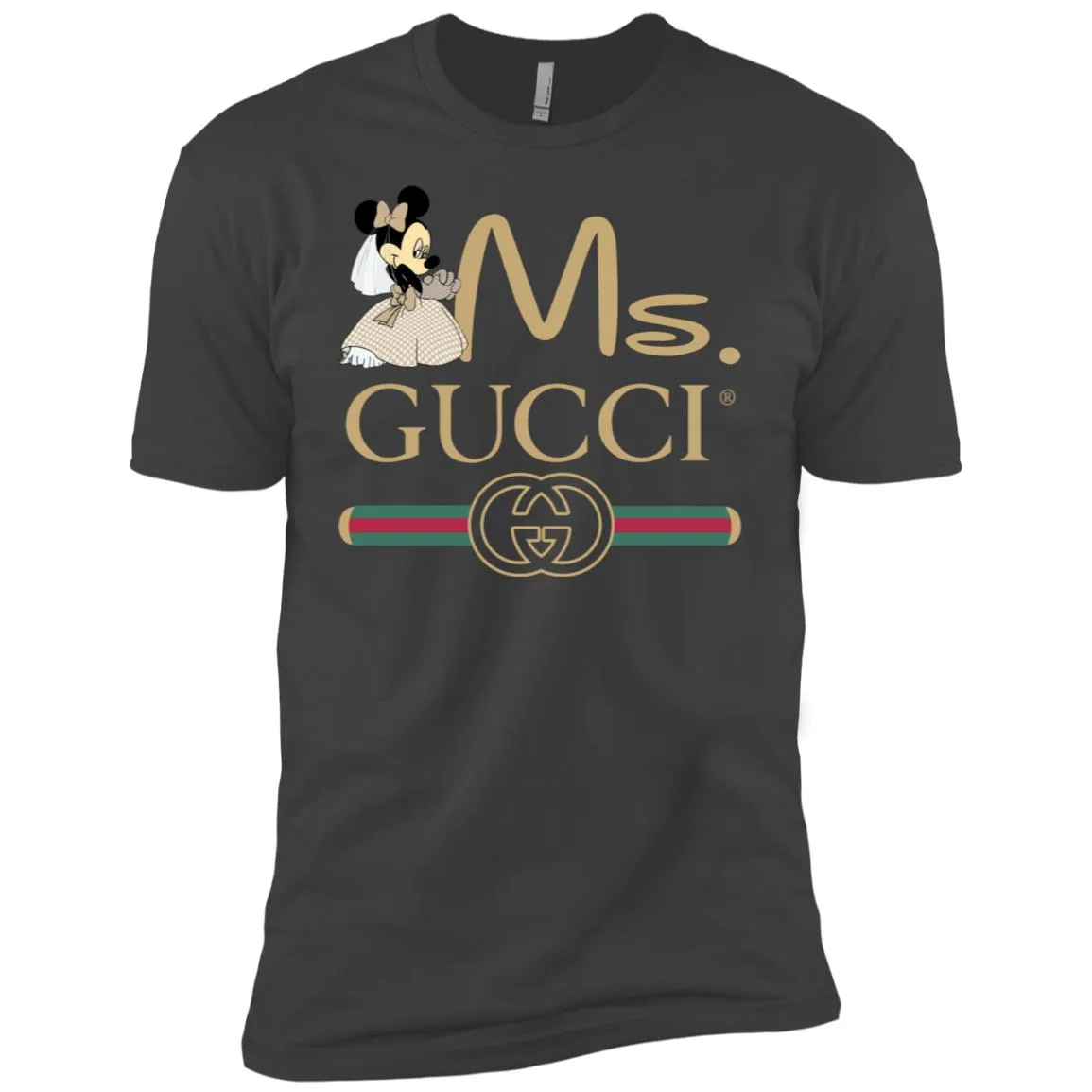 Gucci Couple Disney Ms Minnie Valentine's Day T-shirt Men Short Sleeve T-Shirt