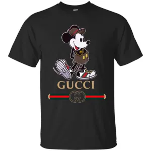 Gucci Mickey Kitty Beauty T-shirt Men Cotton T-Shirt