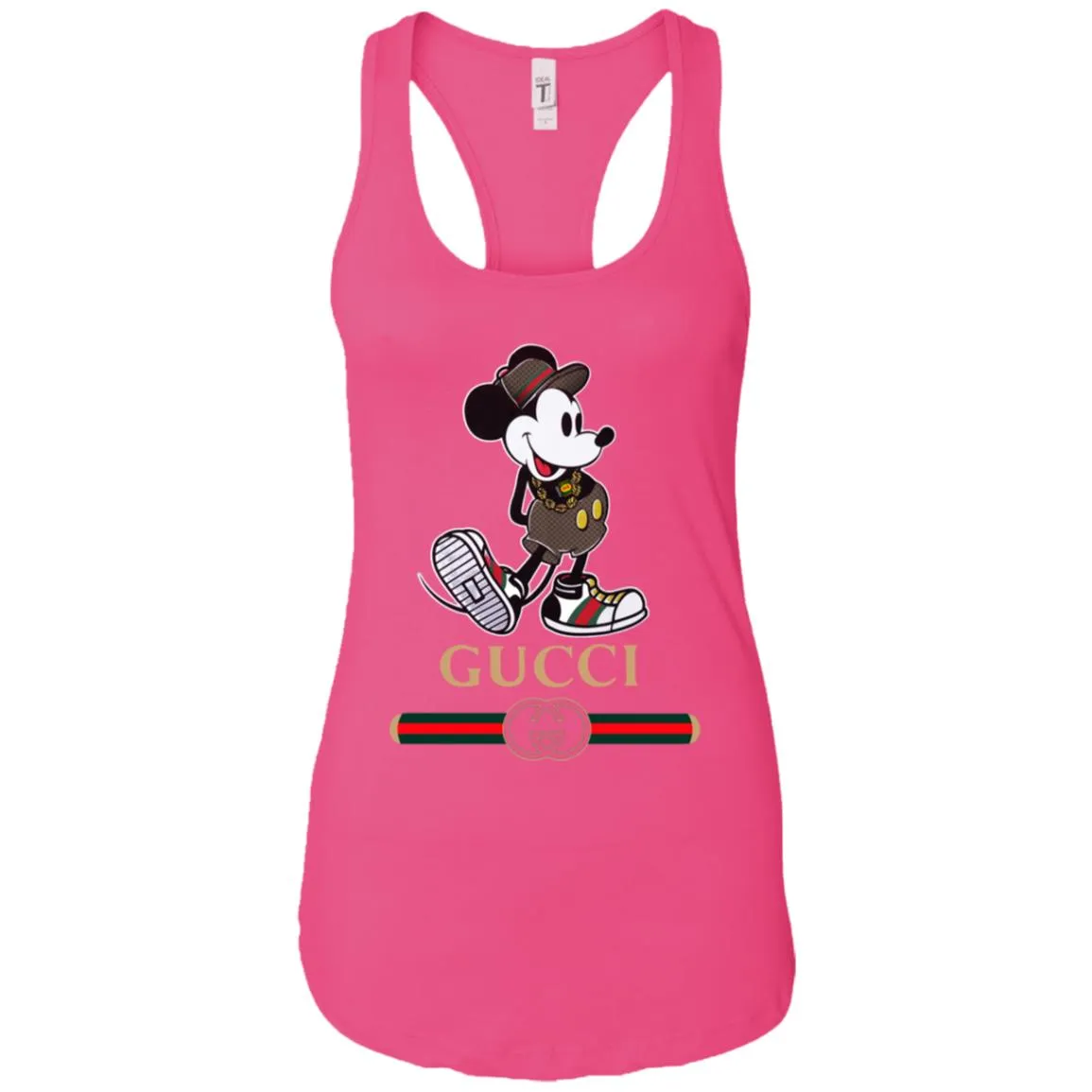 Gucci Mickey Kitty Beauty T-shirt Women Tank Top