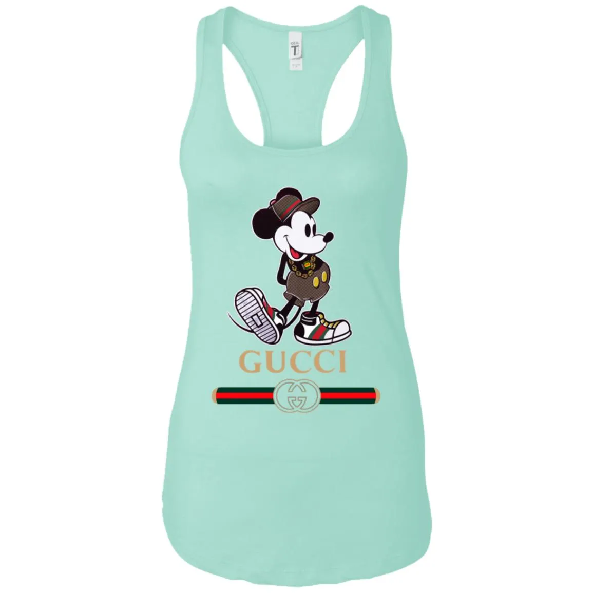 Gucci Mickey Kitty Beauty T-shirt Women Tank Top