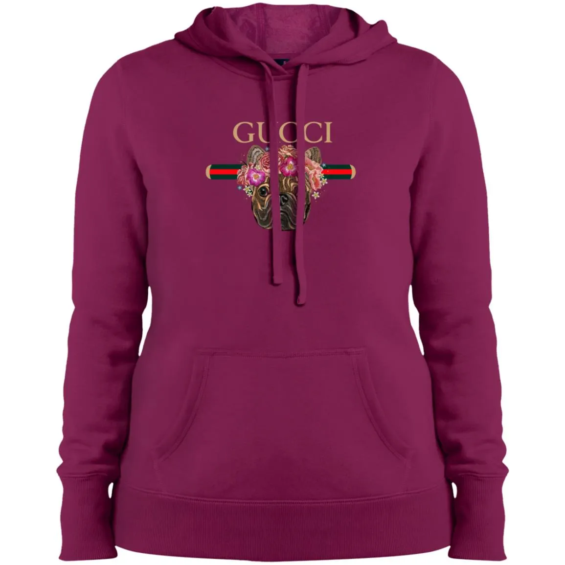 Gucci New Style Bull Dogs T-shirt Women Hooded Sweatshirt