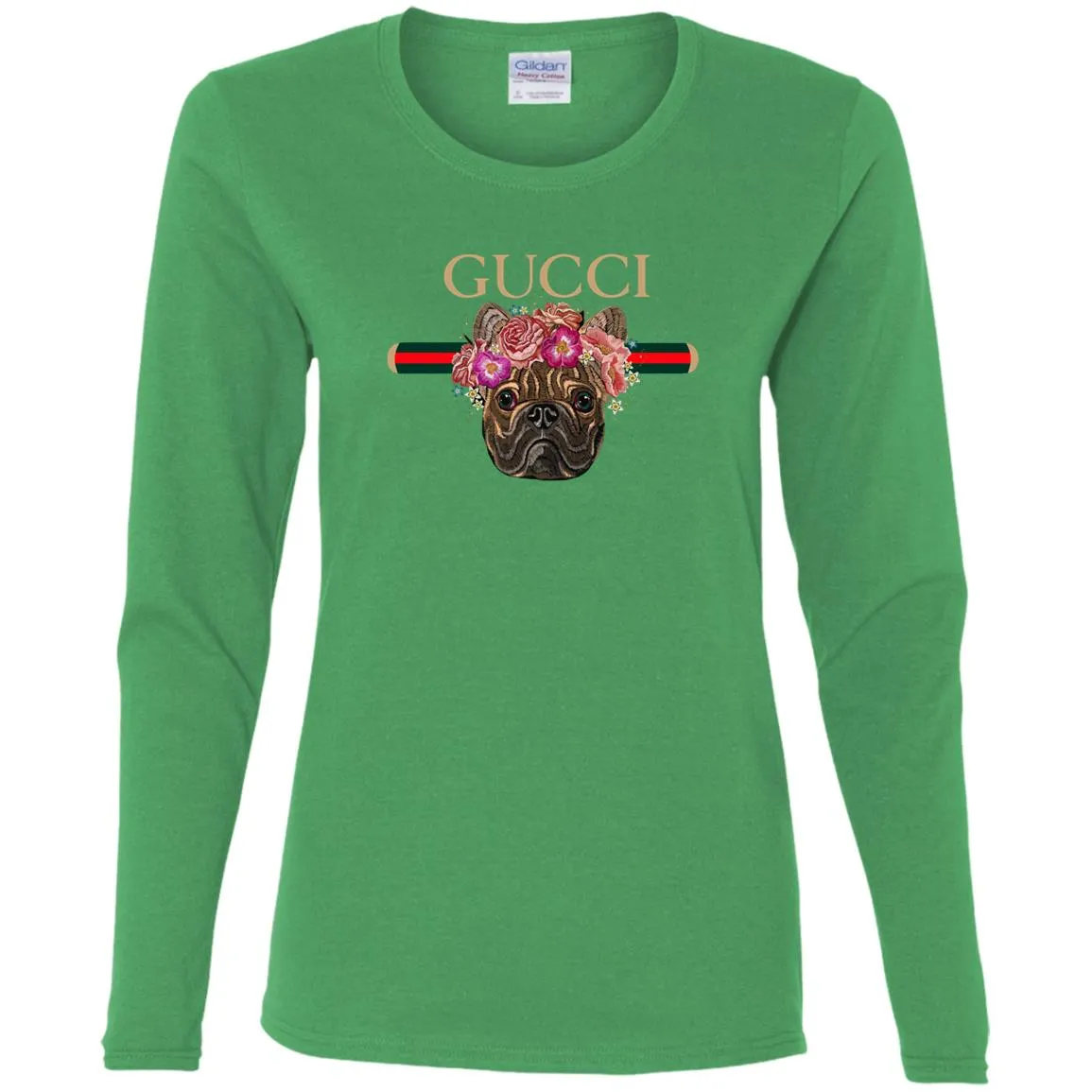 Gucci New Style Bull Dogs T-shirt Women Long Sleeve Shirt