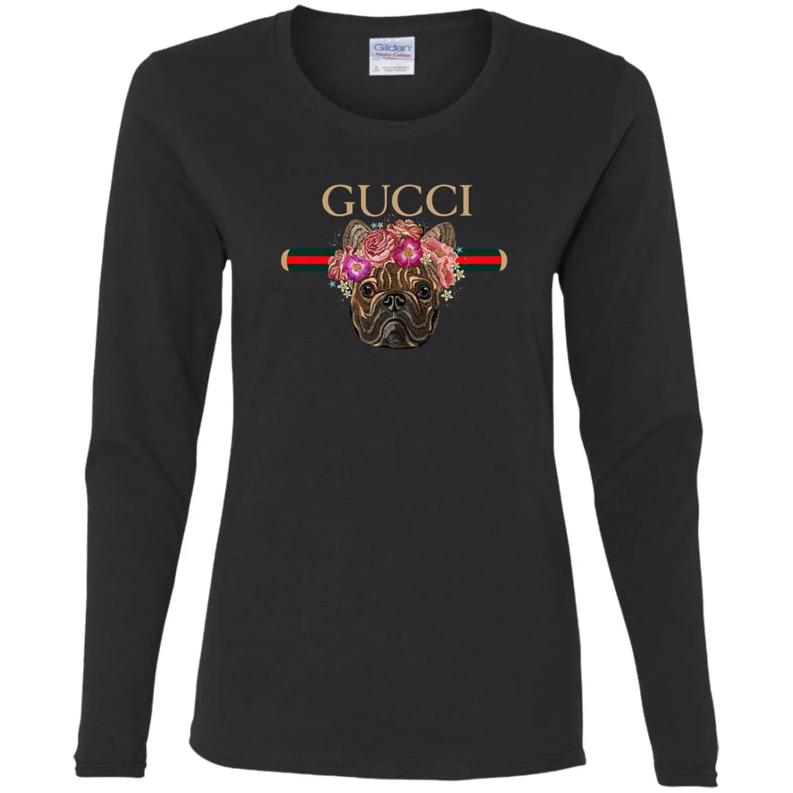 Gucci New Style Bull Dogs T-shirt Women Long Sleeve Shirt