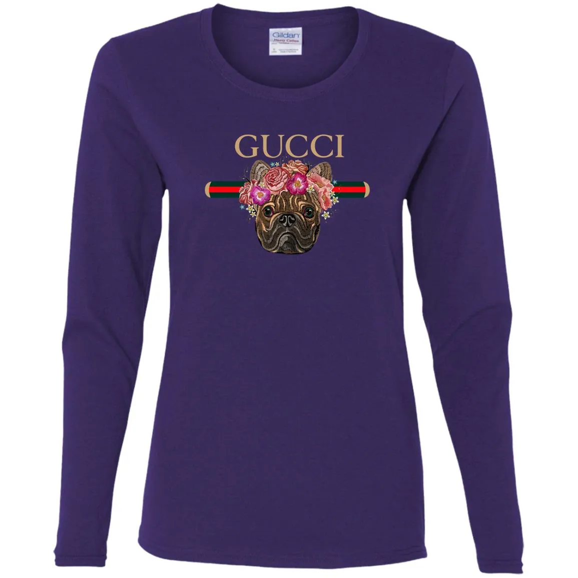 Gucci New Style Bull Dogs T-shirt Women Long Sleeve Shirt