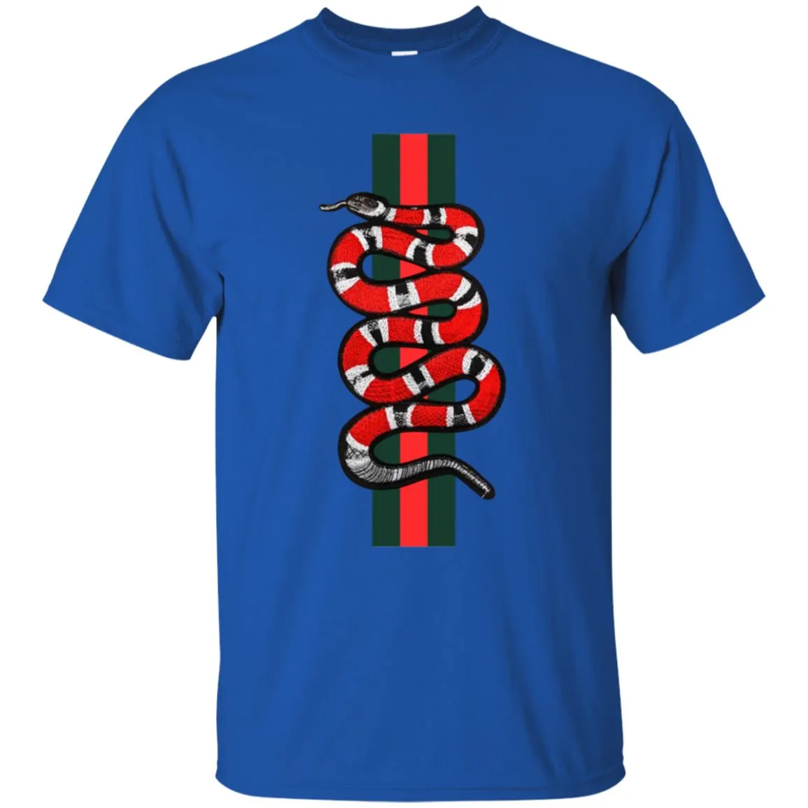 Gucci Snake Hot T-shirt Men Cotton T-Shirt