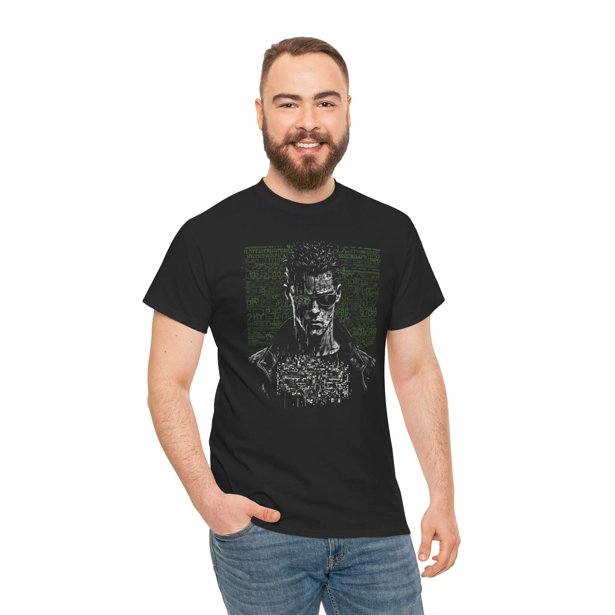 Hacker Guy T-Shirt | T-Shirt für Gamer und Cyberpunk Fans