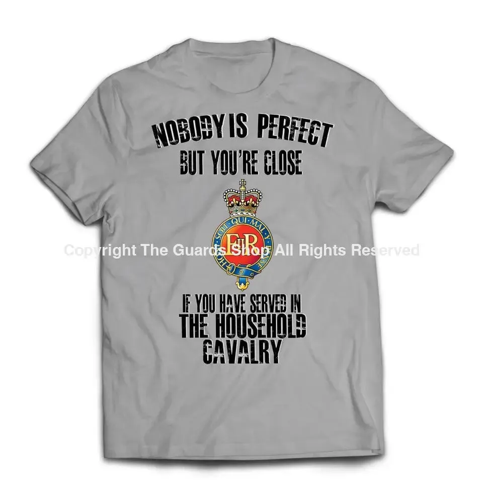 Household Cavalry 'Nobody is Perfect' Printed T-Shirt