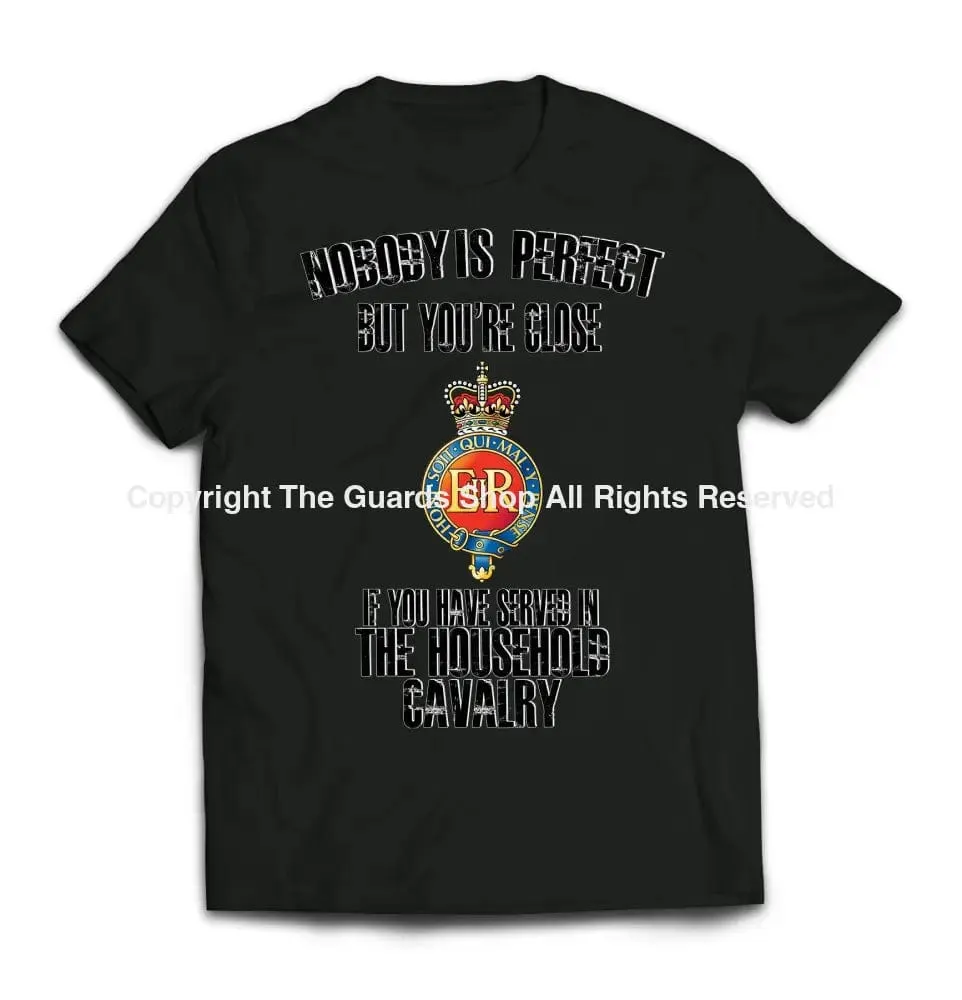 Household Cavalry 'Nobody is Perfect' Printed T-Shirt