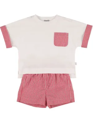 Il Gufo   Cotton t-shirt &amp; skirt 