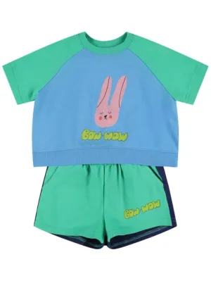 Jellymallow   Cotton jersey t-shirt &amp; sweat shorts 