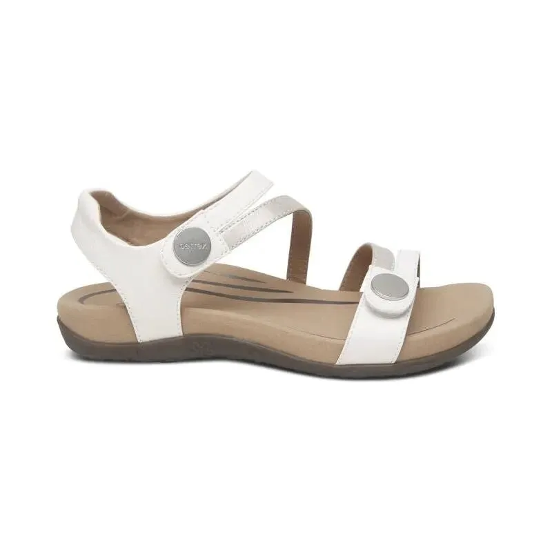 Jess Adjustable Sandal - White