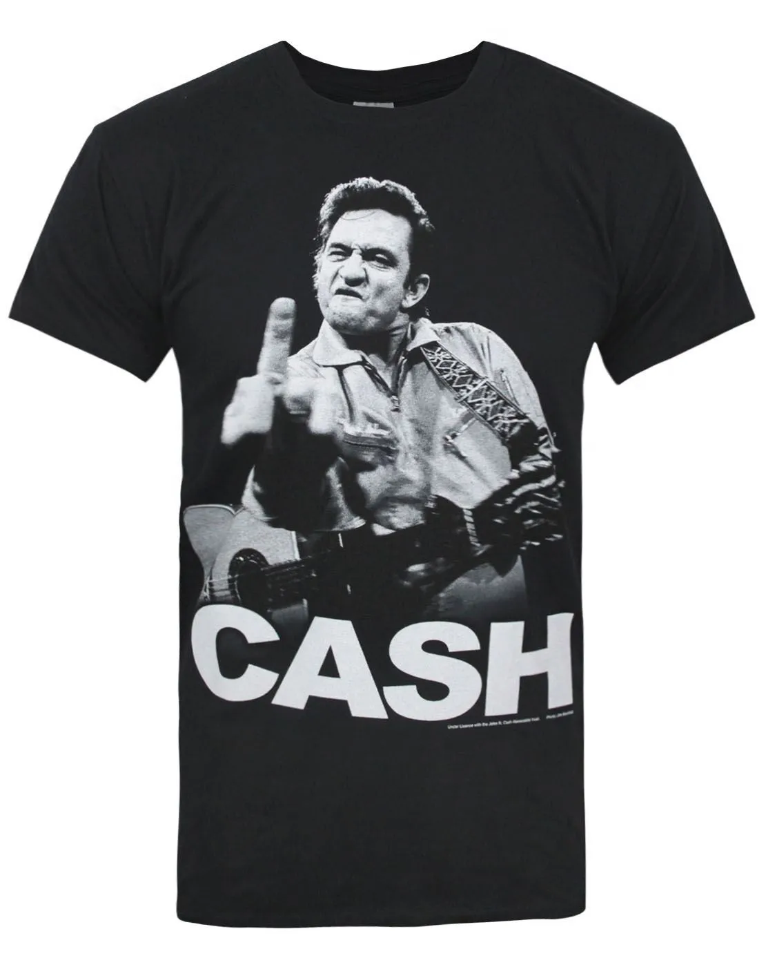 Johnny Cash Finger Salutes Men's T-Shirt