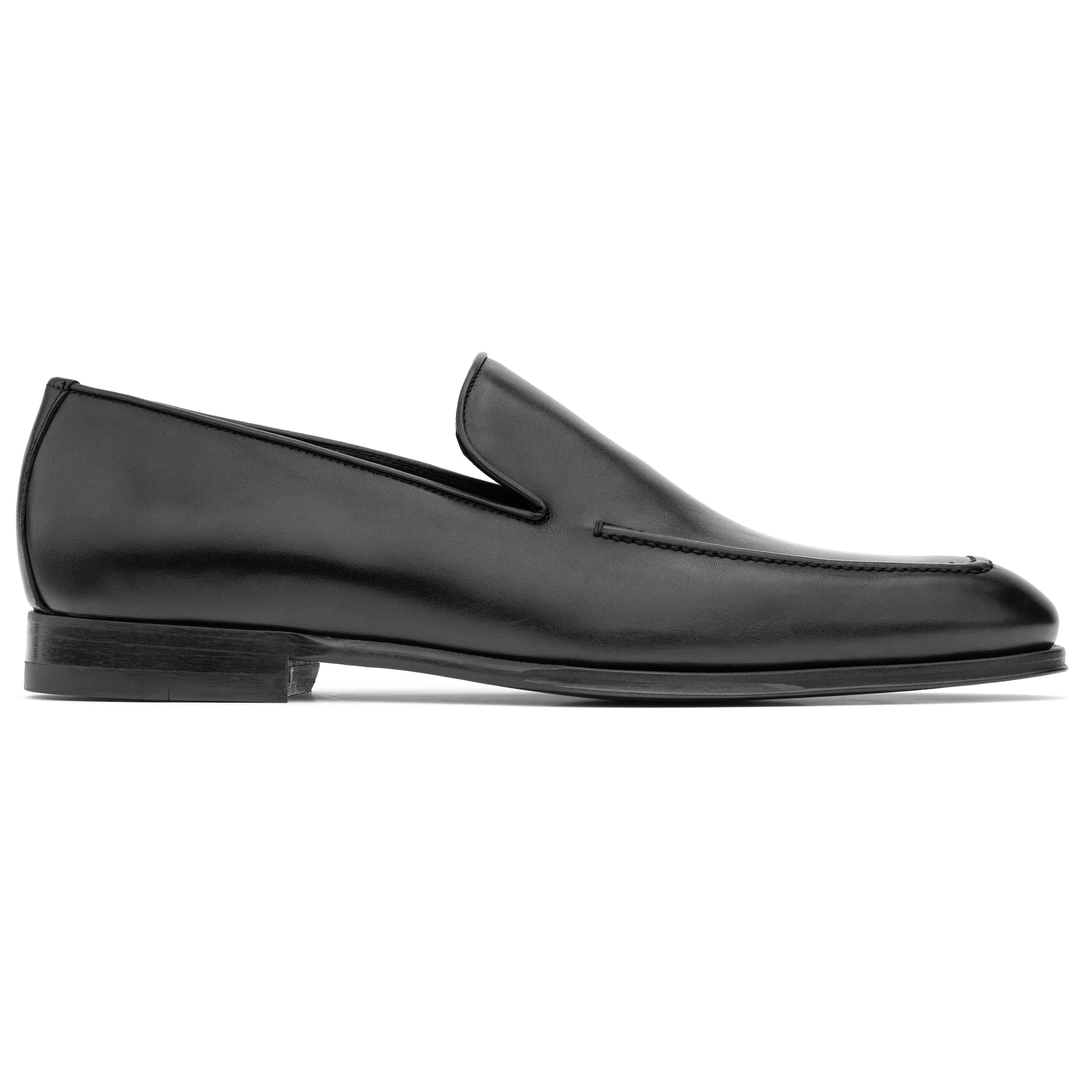 Keiran Black Calf Slip On