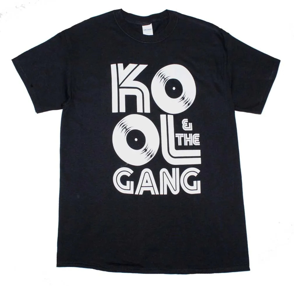 Kool & The Gang Records Logo Mens T Shirt Black