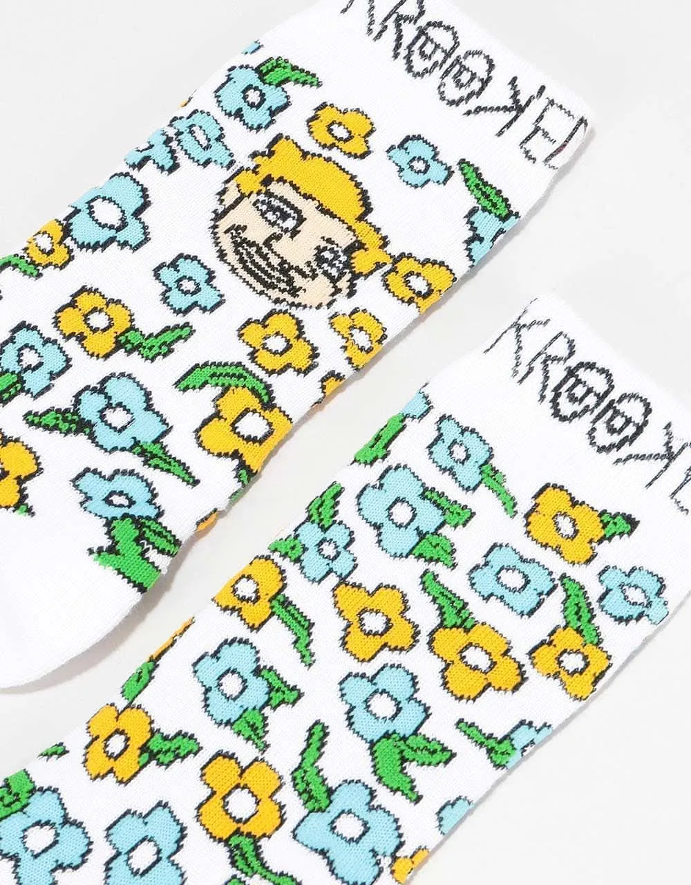 Krooked OG Sweatpants Socks - White/Multi