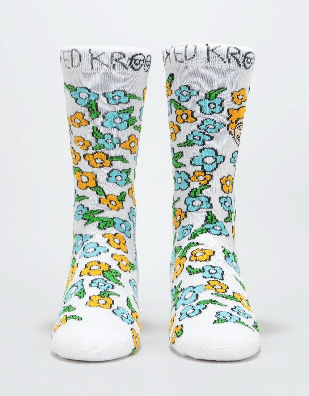 Krooked OG Sweatpants Socks - White/Multi