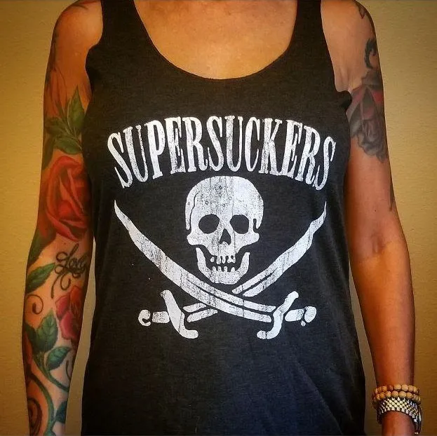 LADIES JOLLY ROGER TANK TOP