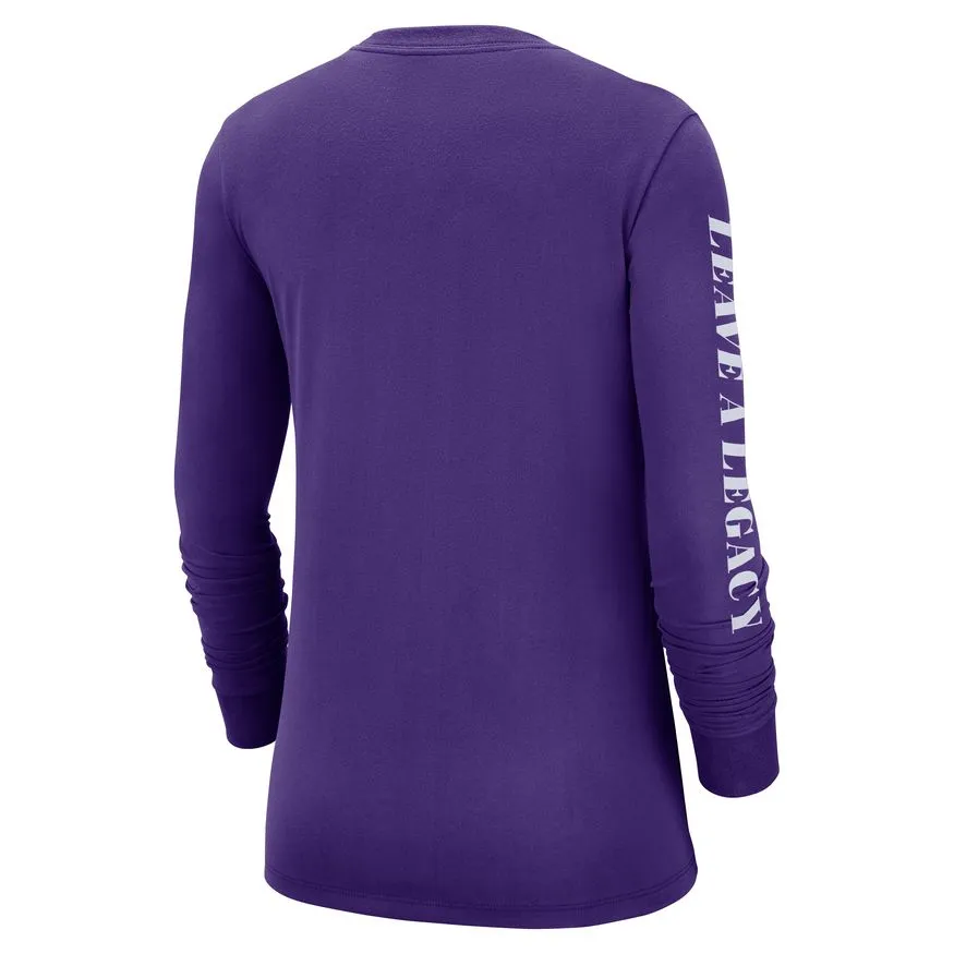 Lakers Womens City Edition 22 CTS Long Sleeve