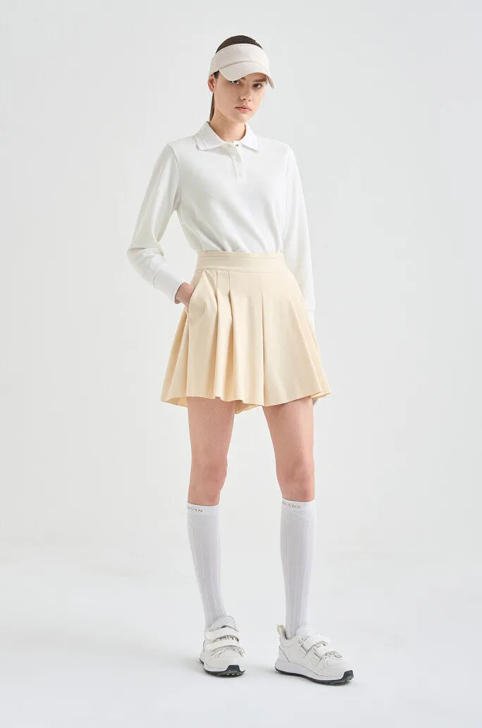 Lanvin Blanc Knit Polo Top