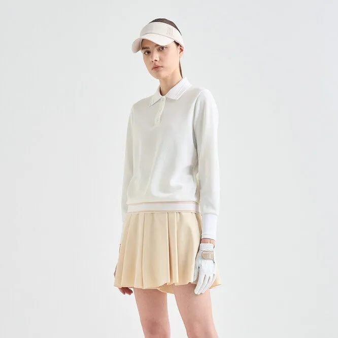 Lanvin Blanc Knit Polo Top