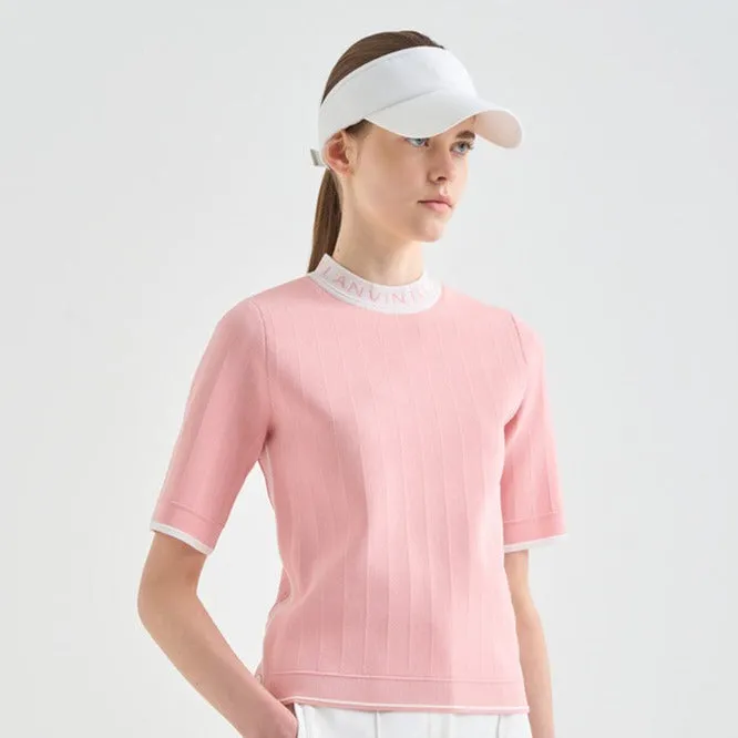 Lanvin Blanc Logo Knit Top