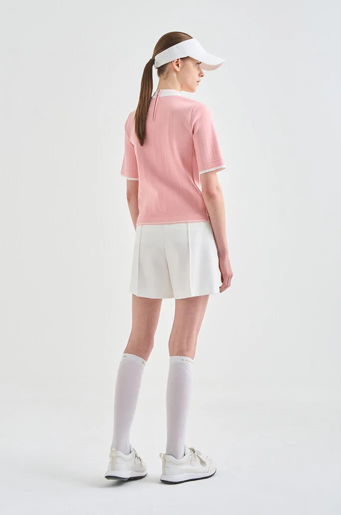 Lanvin Blanc Logo Knit Top