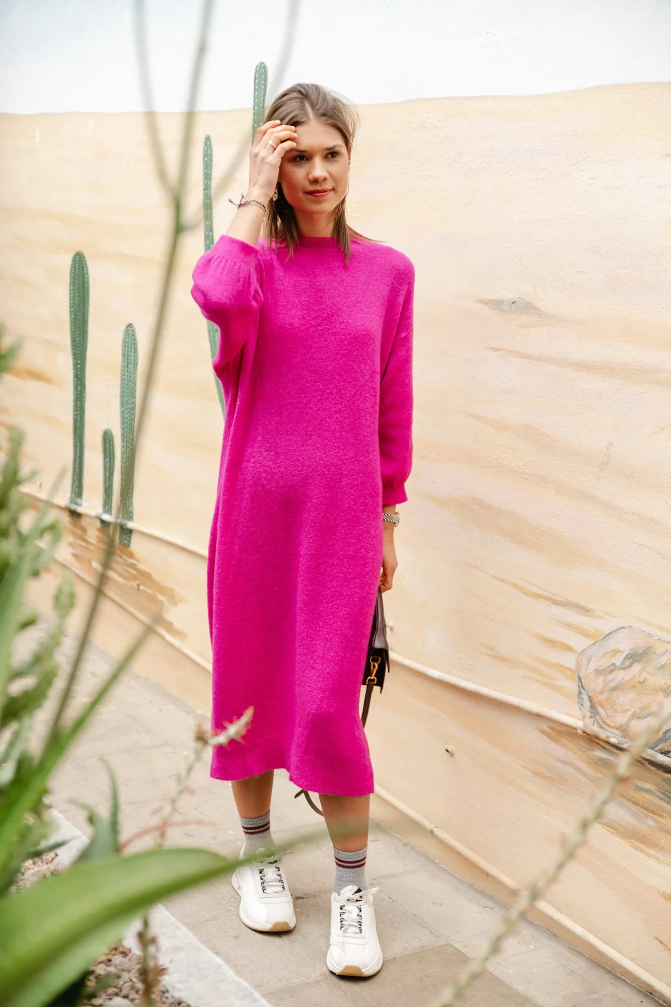 Lea dress fuchsia