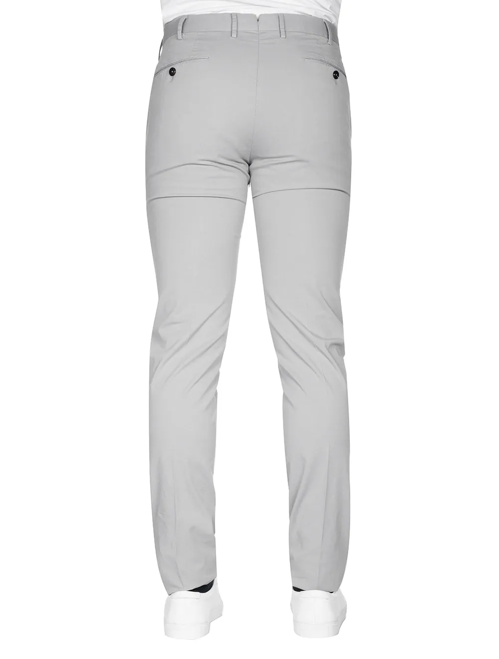 Light Stretch Gabardine Trouser Light Grey