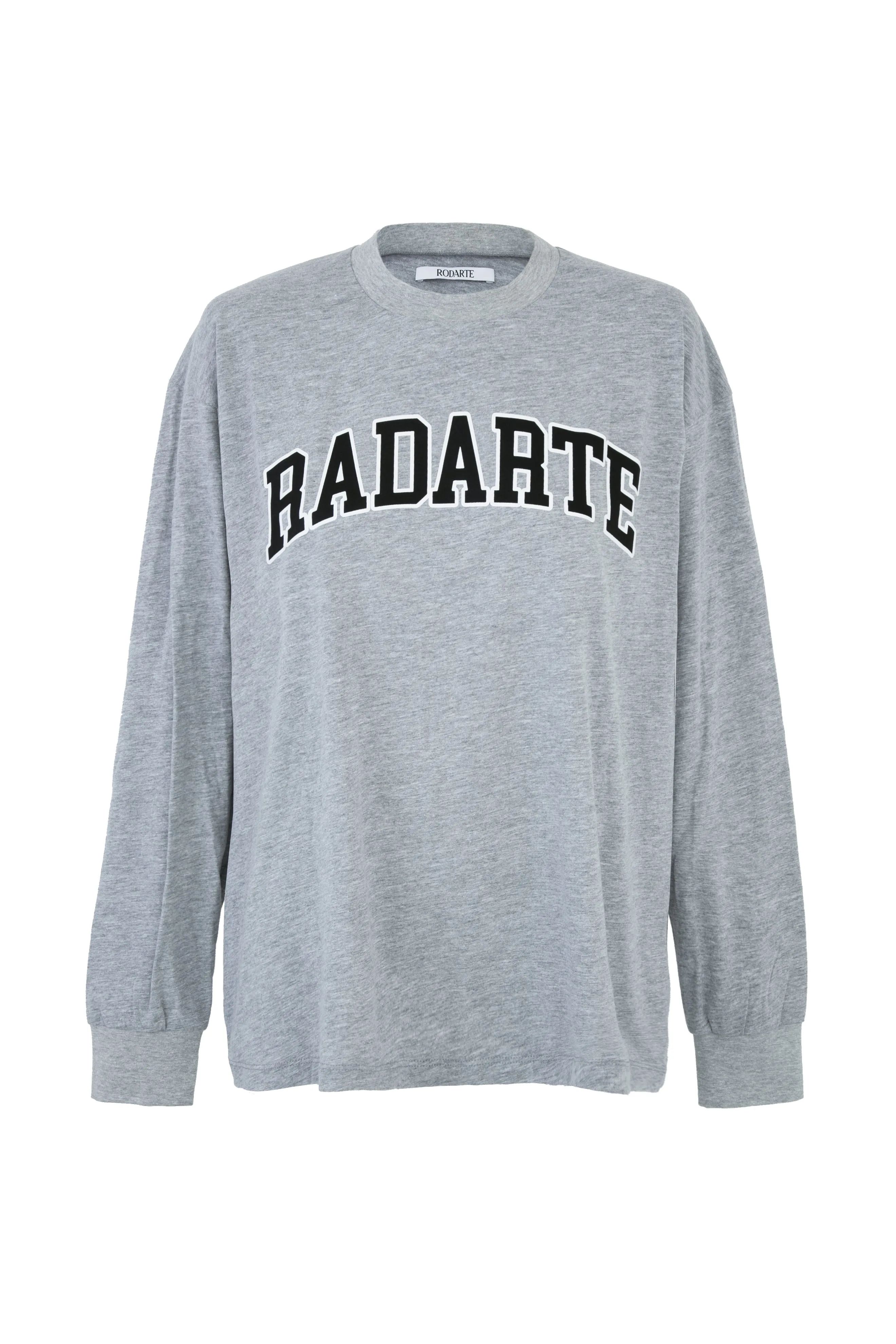 Long Sleeve Radarte Collegiate Logo Oversize Shirt