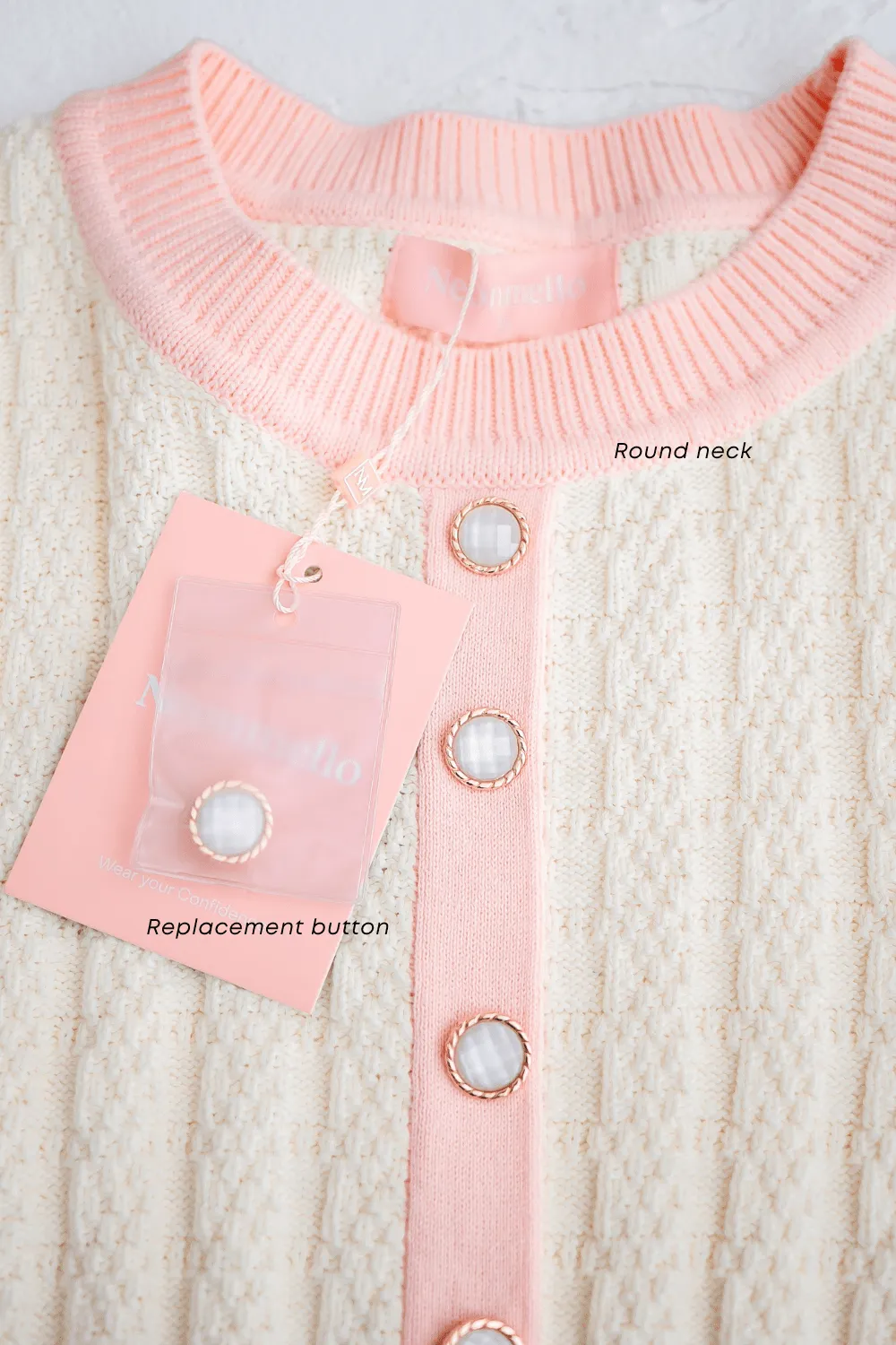 MEA KNIT TOP IN MAUVE PINK