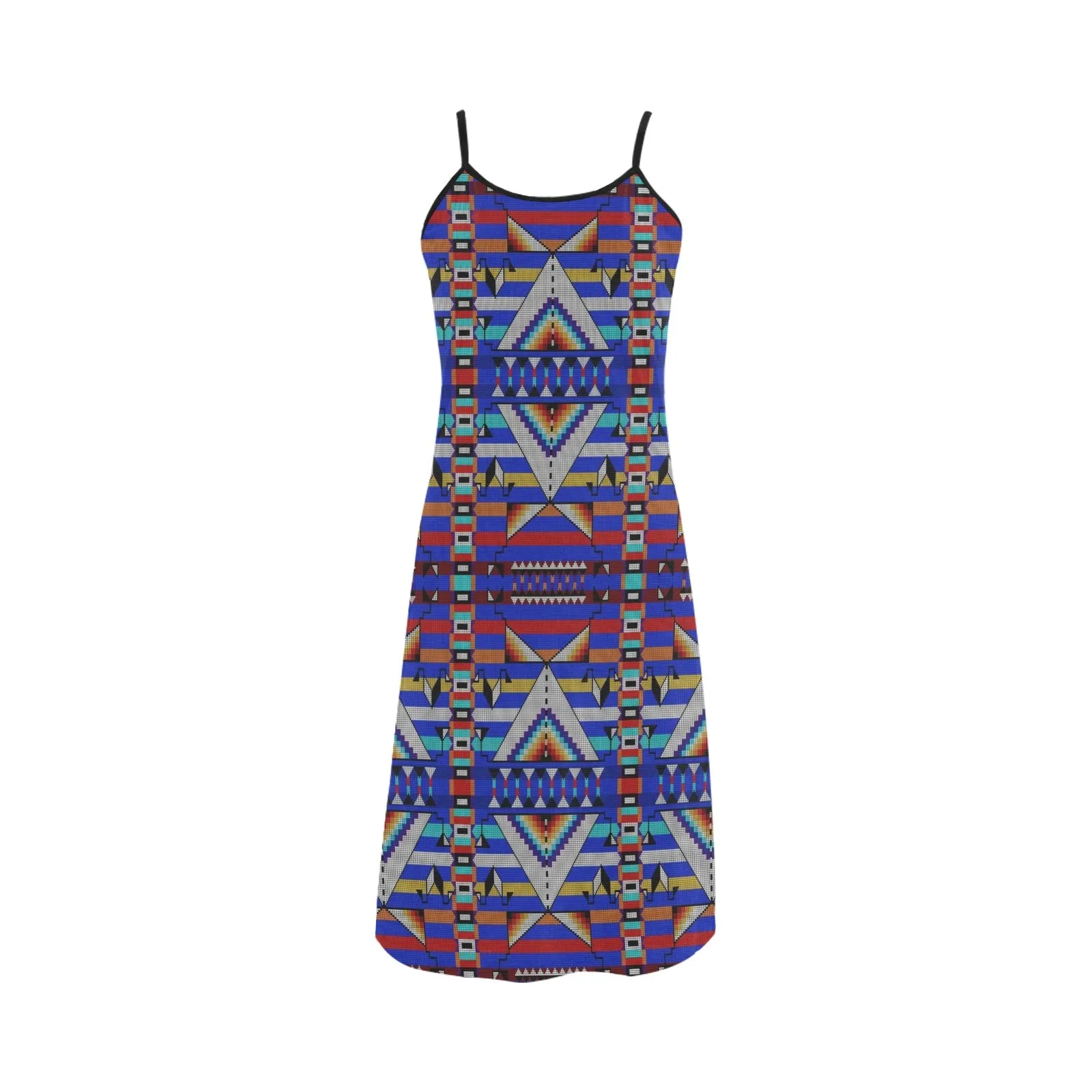 Medicine Blessing Blue Alcestis Slip Dress (Model D05)