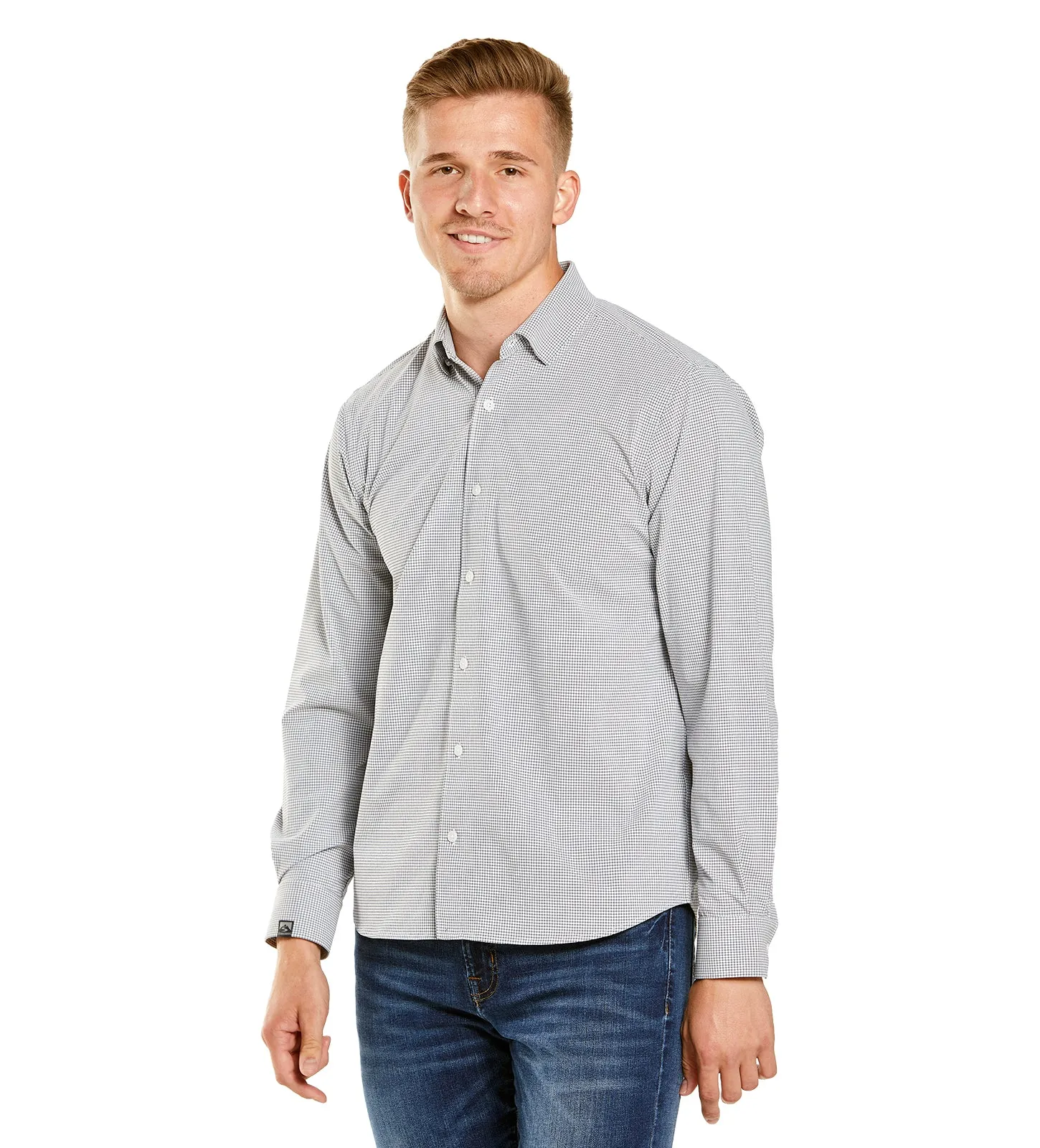 Men's Influencer Woven Shirt - Windowpane