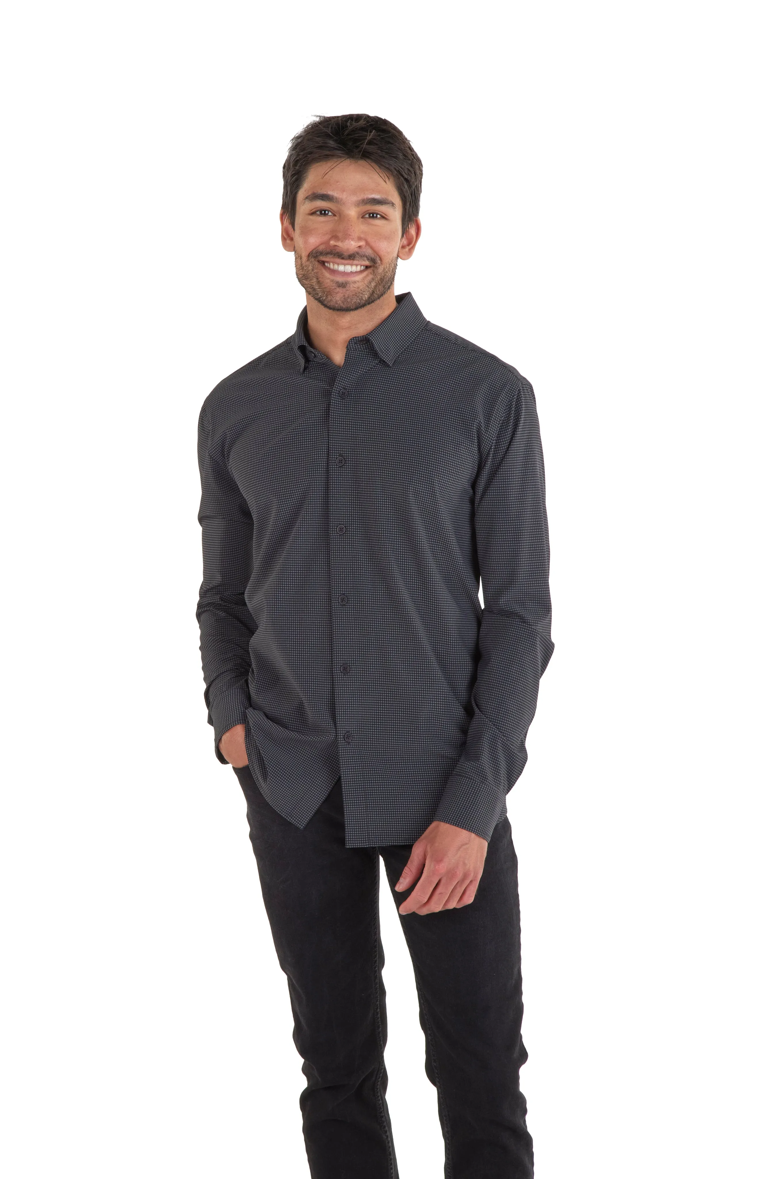 Men's Influencer Woven Shirt - Windowpane