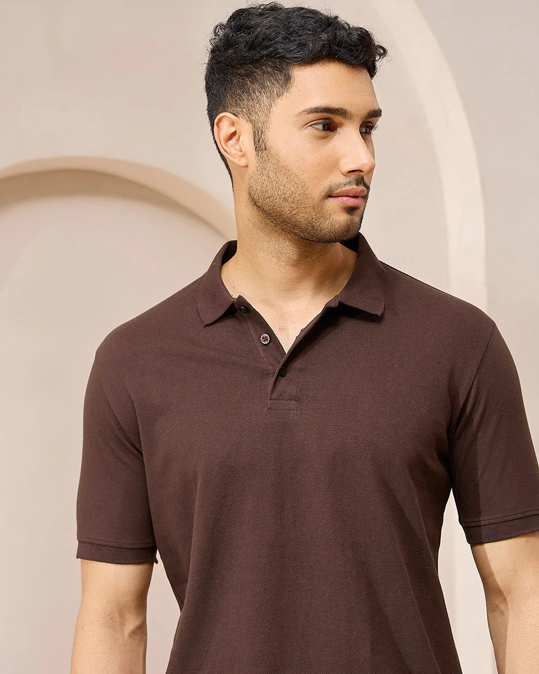 Mocha Luxe Polo