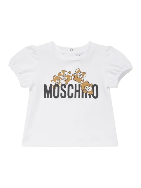 Moschino   Cotton jersey t-shirt &amp; shorts 