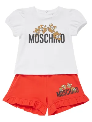 Moschino   Cotton jersey t-shirt &amp; shorts 