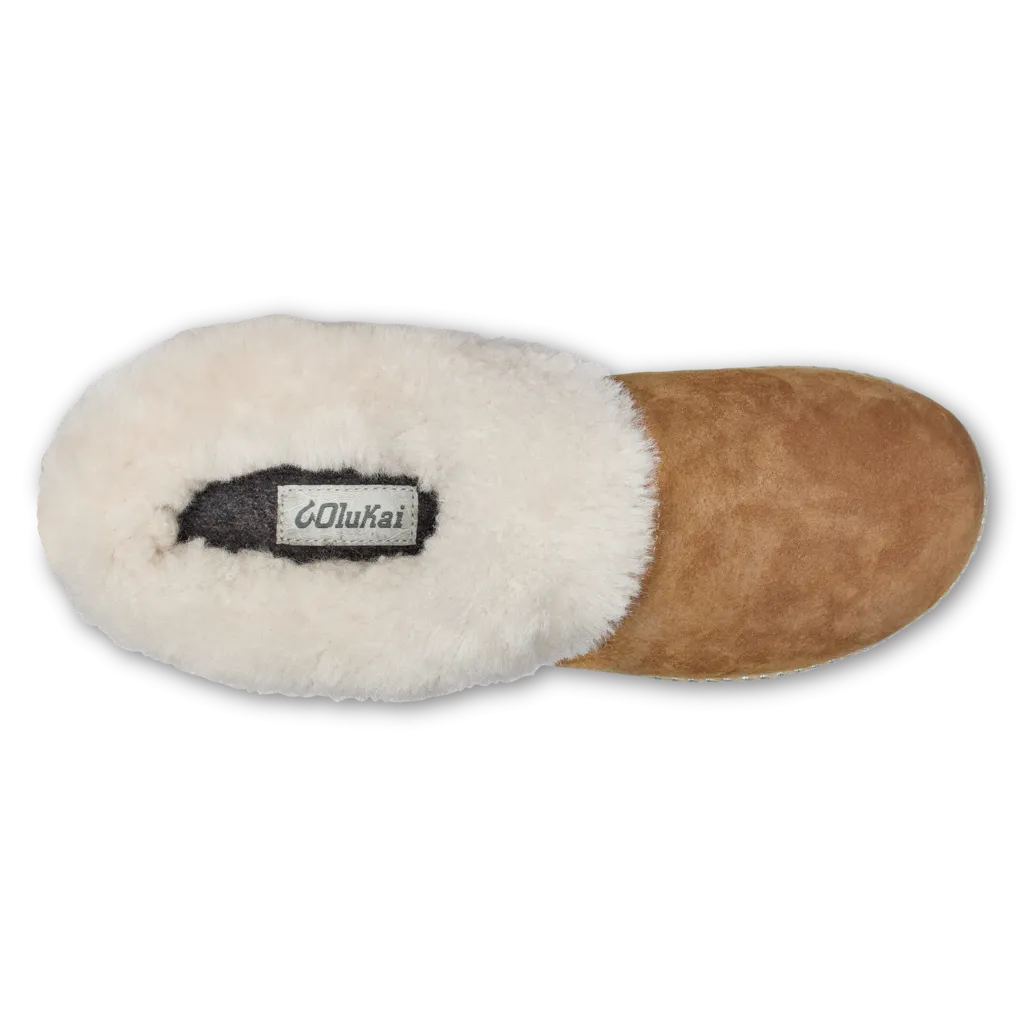 Olukai Women's Ku-i Slip On Slipper - Tan/Bone 20457-3419