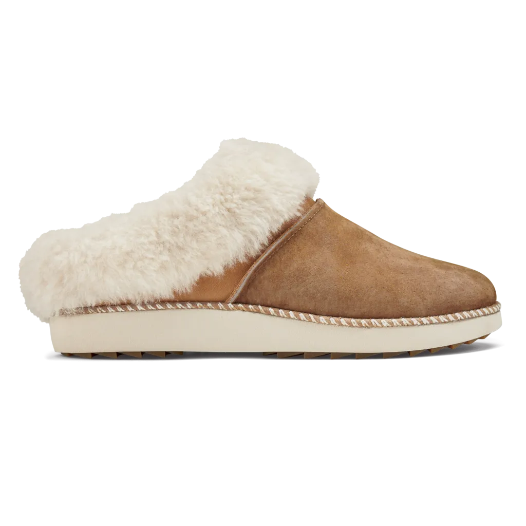 Olukai Women's Ku-i Slip On Slipper - Tan/Bone 20457-3419