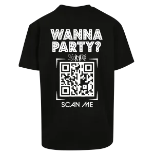 Oversize Shirt WANNA PARTY ? Your Design